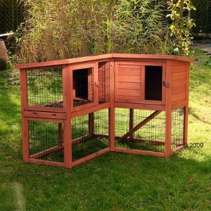 Large Rabbit Hutch Outback Corner