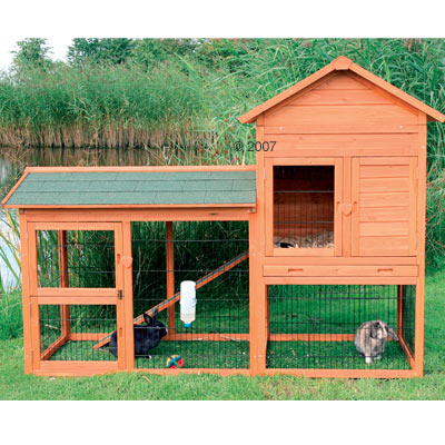 Large Rabbit Hutches Natura 120 with Large Pen