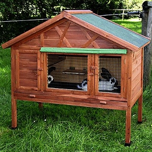 Outdoor Rabbit Hutch Kerbl 4 Seasons Heat Insulating