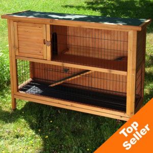 Outdoor Rabbit Hutch Outback 2 Storey Extra Single garden hutch